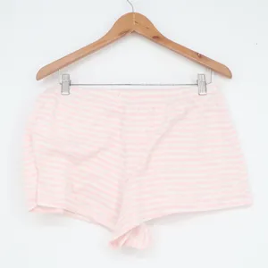 Dearfoams Womens XL Pajama Set Pink White Striped Smile Graphic Tee and Shorts thumbnail 7