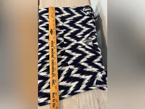 Tuckernuck Pomander Place Navy Ikat Kenzo Dress Empire Waist Swing Tiered XS thumbnail 8