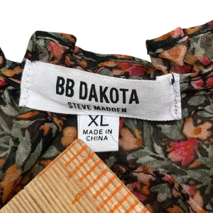 Prairie BB Dakota Multicolor Sleeveless Flutter Ditsy Floral Chiffon Maxi Dress thumbnail 7