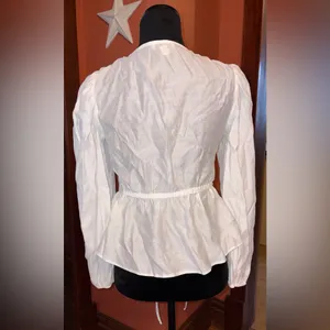 Topshop triple tie blouse thumbnail 3