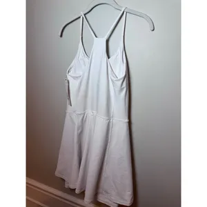Aqua white athletic dress built in shorts size small tennis dress NWT $88 thumbnail 3
