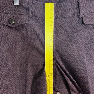 LOFT Original Fit Dress Trouser Woman's Size 10 Maroon Business Professional NWT thumbnail 7