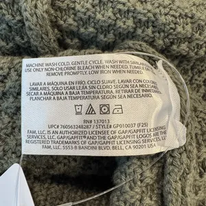 GAP Olive Green Textured Cotton Open Front Longline Cardigan Sweater Size M NWT thumbnail 9