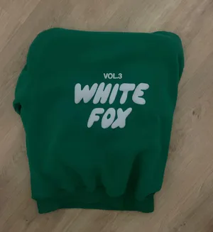 white fox hoodie Green thumbnail 2