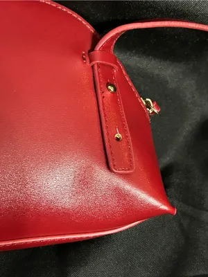 Forever 21 Women’s Red Crossbody Shoulder Tassel Bag thumbnail 5