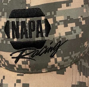 NAPA Racing NASCAR Camo Camouflage Hat Fallen Heroes Ron Capps Patriotic Elliott thumbnail 2