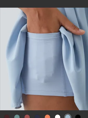 Halara Breezeful™ Corset 2-in-1 Pocket Mini Quick Dry Flowy Pickleball Active thumbnail 8