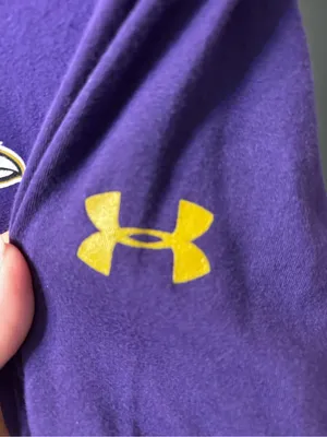 NFL Under Armour Baltimore Ravens Combine Authentic 1/4 Zip Pullover Women's L thumbnail 5