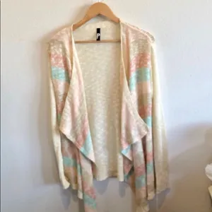 Pronto pastel long sleeved cardigan thumbnail 9