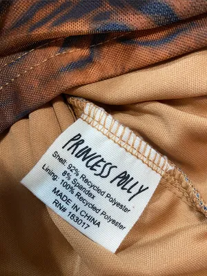 Princess Polly Brown Tiger-Print Ruched Mini Dress Size 2 thumbnail 11