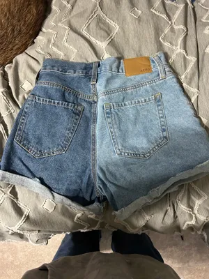 Aeropostale Shorts Denim High-Waisted mom shorts thumbnail 2