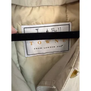 Towne From London Fog Lined Trench Coat Women's size 18 thumbnail 2
