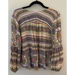 Anthropologie Maeve Blouse Ceresco Contadino Floral Peasant Cottage Size Medium thumbnail 2
