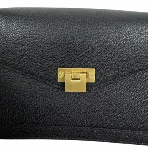 REISS Coleville Small Leather Crossbody Bag Convertible Shoulder Bag Black thumbnail 8