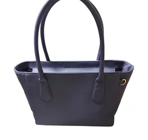 Dagne Dover Signature Legend Coated Canvas Tote Blue thumbnail 1