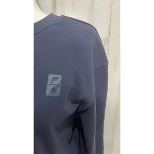 Fabletics Women's XS‎ Navy Blue Long Sleeve Crew Neck Sweatshirt thumbnail 2