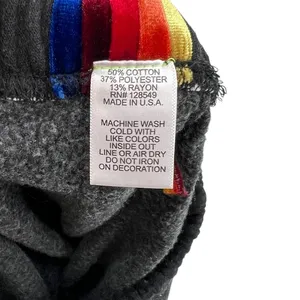 Aviator Nation Classic Sweatpants Velvet Stripes Jogger Gray Black Size Small‎ thumbnail 13