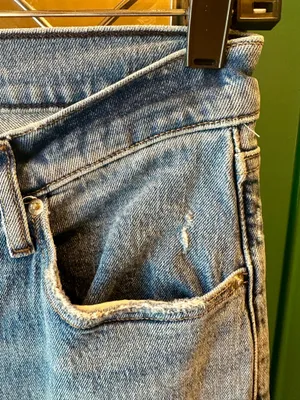 Abercrombie 90s Straight Ultra High Rise Criss Cross Waist Jeans Size 27 4 thumbnail 8