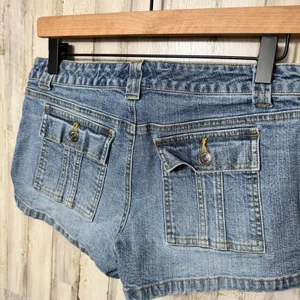 Vintage Y2k Aeropostale Denim Mini Shorts Womens Size 3/4 thumbnail 5