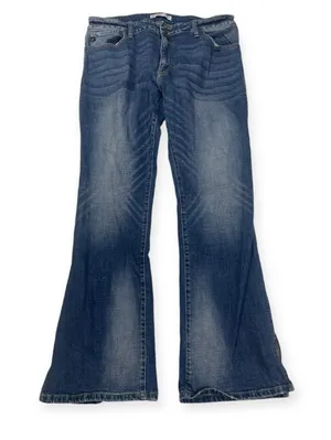 Kancan women's size 32 flare split leg jeans denim xl maurices thumbnail 1
