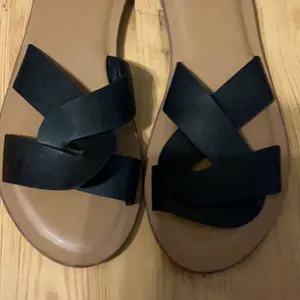 a new day Black Braided Strap Slide Sandals thumbnail 4