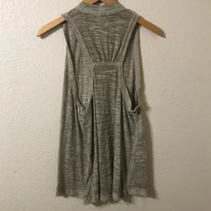 We The Free Sheer Green High Neck Line Sleeveless Tank - Size Medium thumbnail 5