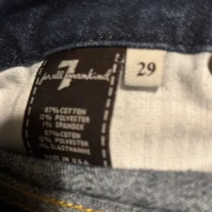 7 For All Mankind "A" Pocket Boot Cut Women'S Denim Blue Jeans Size 29 thumbnail 5
