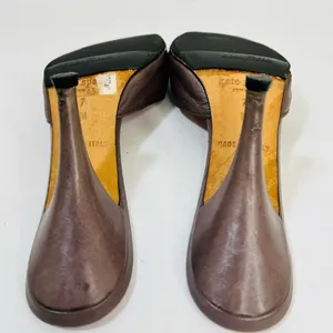 Vintage Kate Spade Crystal Ball Brown Leather Heels size 7 thumbnail 9