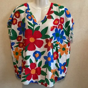 JODIFL Colorful Floral Blouse thumbnail 3