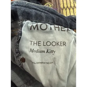MOTHER The Looker Classic‎ Medium Kitty Mid Wash Low Rise Skinny Jeans thumbnail 7