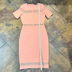 Gianna Bini Jamie Guava Globe Trotter Midi Dress Medium thumbnail 6