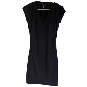 Athleta Black Sporty Dress Sz Small Ruched Casual Athleisure Comfort Versatile thumbnail 2