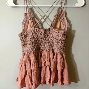 Free people babydoll tank top‎ crochet thumbnail 3
