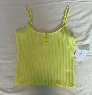 American Eagle Cropped Henley Cami thumbnail 1
