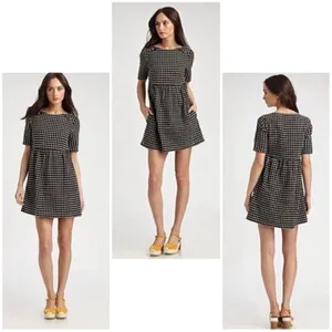 Ace&Jig Black and White polka dot Checkered mini Dress thumbnail 14