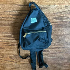 NWOT Herschel Supply Co BACKPACK black‎ fabric NOVA mini thumbnail 2