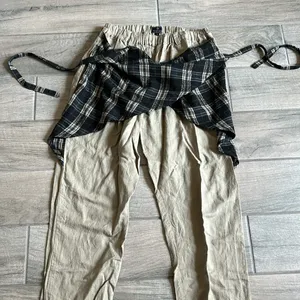 Rozmen pants with skirt wrap Tan Size undefined thumbnail 2