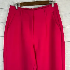 Old Navy Women M Berry Pink Taylor Wide Leg Trouser Extra High Rise Workwear thumbnail 5