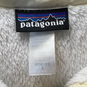 Patagonia Retool Snap T Pullover Sweater Jacket Off White Pocket Womens Sz Small thumbnail 3