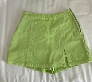 English Factory Green Denim Skort thumbnail 2