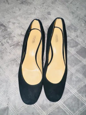 Michael Kors Arabella black suede studded 2” heels size 10M thumbnail 2