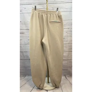 Comfort Joggers Sweatpants Beige Relaxed Fit Lounge Pants Large thumbnail 2