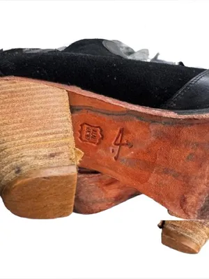 J Shoes Black Leather & Suede Ankle Boots thumbnail 10