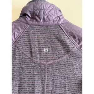 Lululemon Rebel Runner Zip Up Jacket size 2 Petal Camo Embossed‎ Purple Fog thumbnail 7