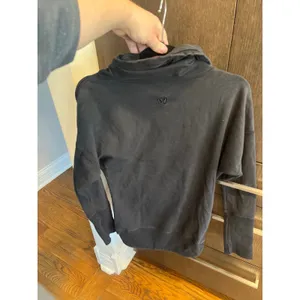 Lululemon‎ Rest Day Pullover or Stress Less Cowl Neck Hoodie black Stretch 2 thumbnail 3