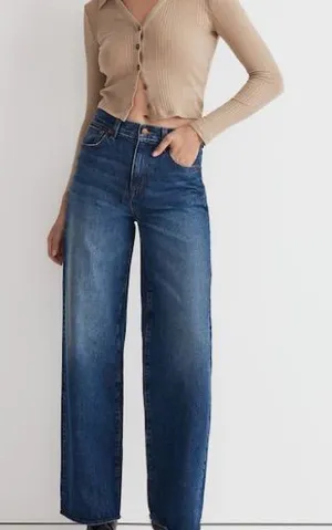 Madewell Superwide Leg Jeans Size 26 thumbnail 1