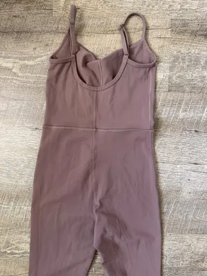 Aritzia Wilfred Free Taupe Freestyle Flare Jumpsuit Size XS thumbnail 6