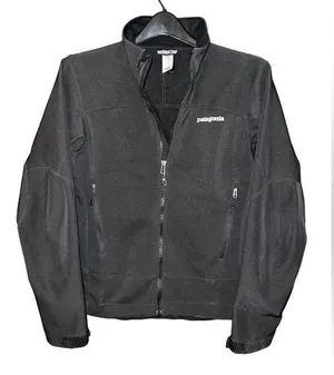 Patagonia Hard Shell Black Zip Up Jacket Women’s Small thumbnail 1