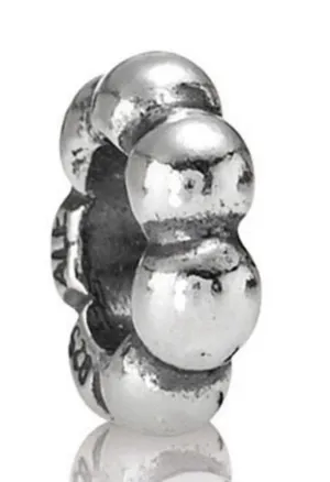 Pandora Moments Retired Big Bubble Spacer Sterling Silver 925 ALE 790155 thumbnail 1