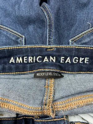 American Eagle Next Level Stretch Dark Wash Jeggings Size 0 Denim Jeans thumbnail 6